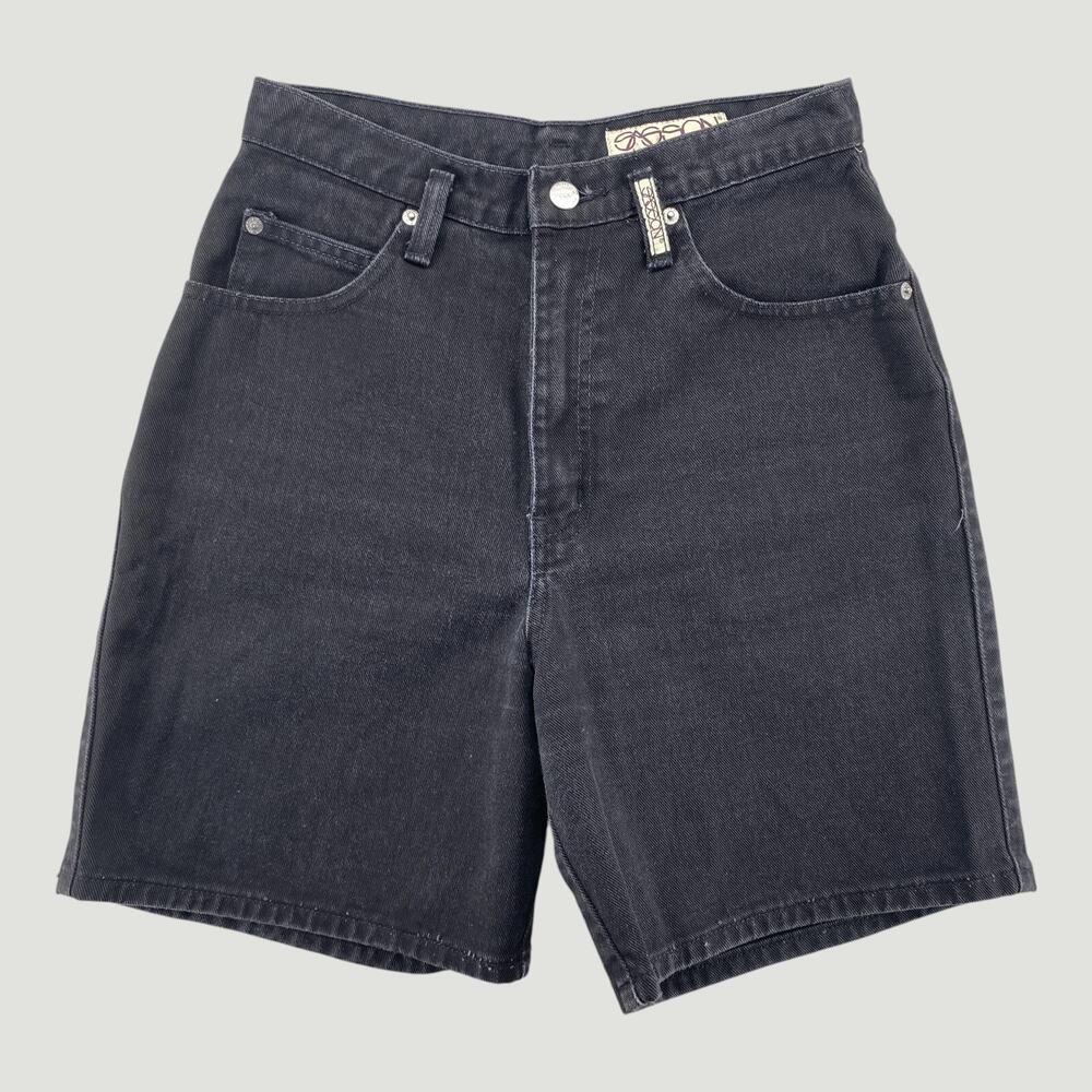 Vintage Osoon Jeanswear Black High Rise Denim Shorts Women’s 9/10 Y2K